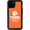 Clemson University Tigers Est 1889 Orange iPhone 15 Plus Waterproof Case